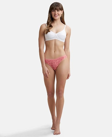 Jockey 1242 Women’s Wirefree Cotton Bra – Medium Coverage Cross-Over Everyday Fit